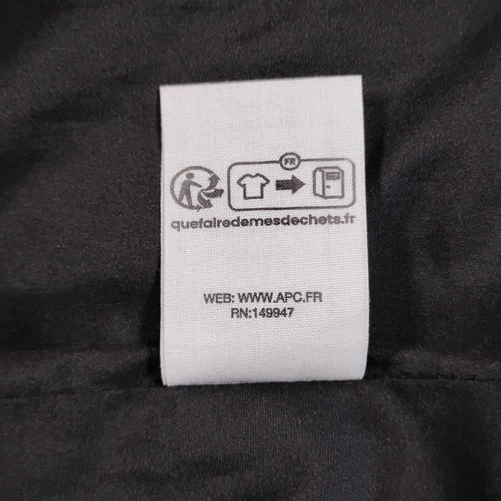 A.P.C. Mens Hooded Parka Raincoat Olive Green Size S Romania - Picture 4 of 15